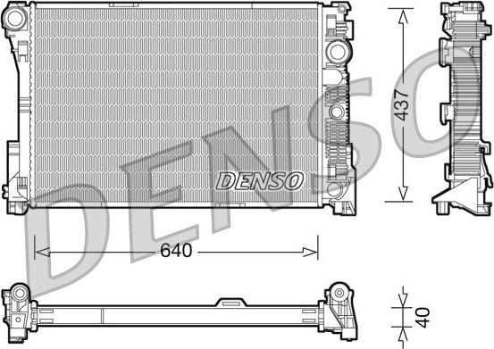 Denso DRM17045 - Hladnjak, hladjenje motora www.molydon.hr