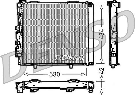 Denso DRM17040 - Hladnjak, hladjenje motora www.molydon.hr