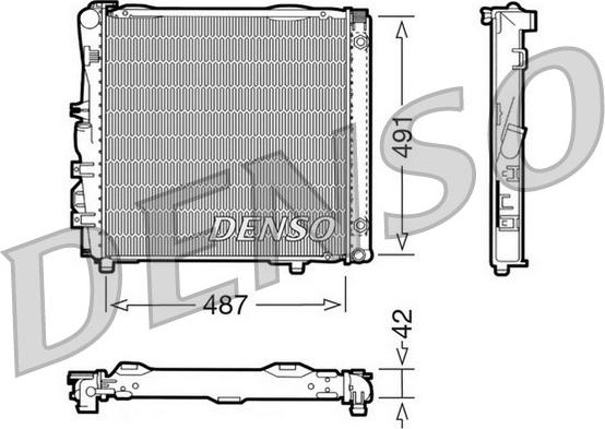 Denso DRM17052 - Hladnjak, hladjenje motora www.molydon.hr