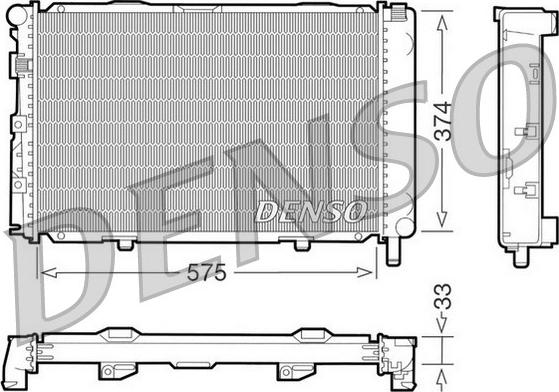 Denso DRM17064 - Hladnjak, hladjenje motora www.molydon.hr