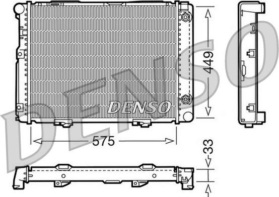 Denso DRM17061 - Hladnjak, hladjenje motora www.molydon.hr