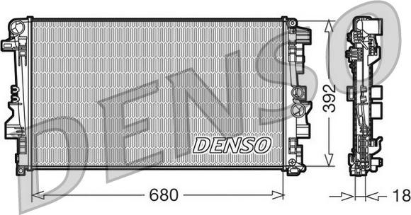 Denso DRM17012 - Hladnjak, hladjenje motora www.molydon.hr