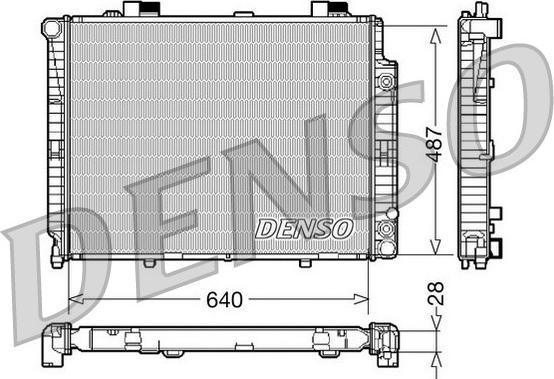 Denso DRM17088 - Hladnjak, hladjenje motora www.molydon.hr