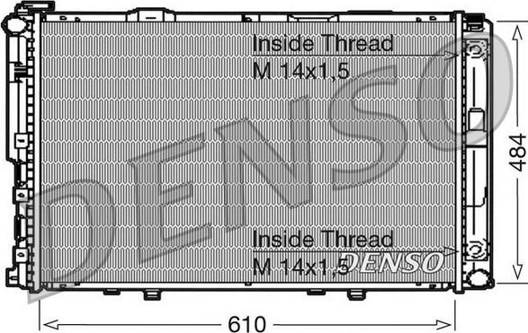 Denso DRM17039 - Hladnjak, hladjenje motora www.molydon.hr