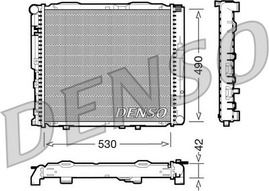 Denso DRM17034 - Hladnjak, hladjenje motora www.molydon.hr