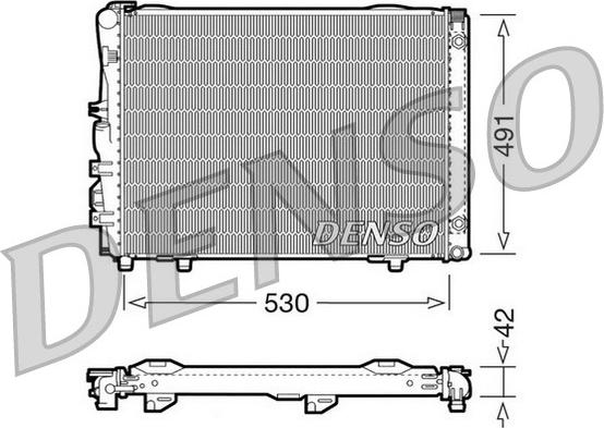 Denso DRM17030 - Hladnjak, hladjenje motora www.molydon.hr