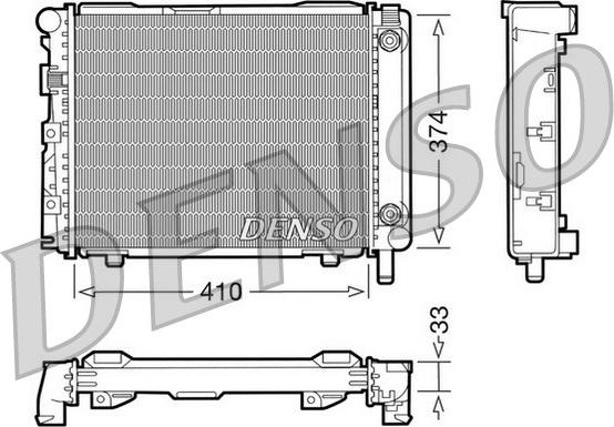 Denso DRM17029 - Hladnjak, hladjenje motora www.molydon.hr