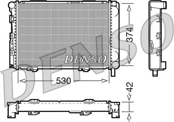 Denso DRM17025 - Hladnjak, hladjenje motora www.molydon.hr