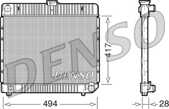 Denso DRM17020 - Hladnjak, hladjenje motora www.molydon.hr