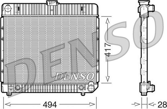 Denso DRM17021 - Hladnjak, hladjenje motora www.molydon.hr