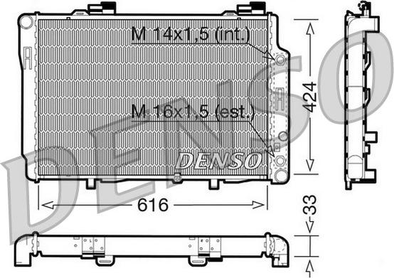 Denso DRM17071 - Hladnjak, hladjenje motora www.molydon.hr