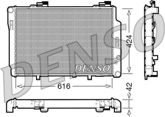 Denso DRM17072 - Hladnjak, hladjenje motora www.molydon.hr