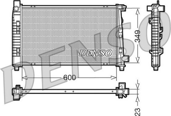 Denso DRM17100 - Hladnjak, hladjenje motora www.molydon.hr