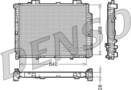 Denso DRM17101 - Hladnjak, hladjenje motora www.molydon.hr