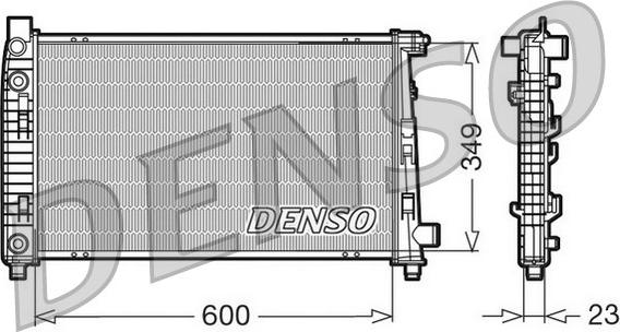 Denso DRM17102 - Hladnjak, hladjenje motora www.molydon.hr