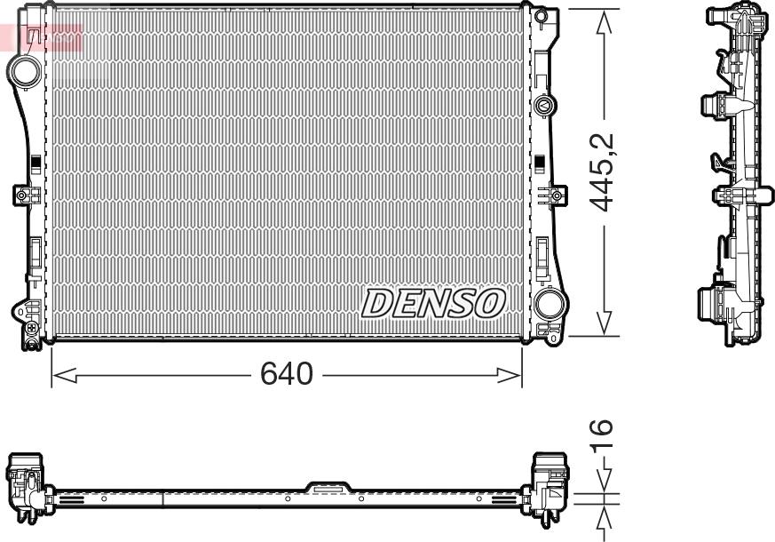 Denso DRM17118 - Hladnjak, hladjenje motora www.molydon.hr