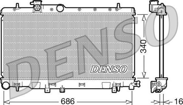 Denso DRM36006 - Hladnjak, hladjenje motora www.molydon.hr