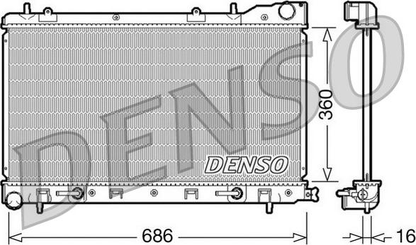 Denso DRM36001 - Hladnjak, hladjenje motora www.molydon.hr