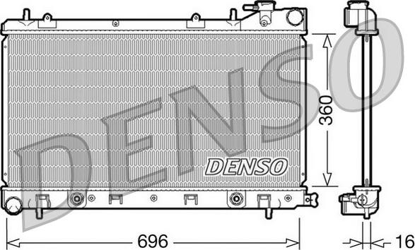 Denso DRM36002 - Hladnjak, hladjenje motora www.molydon.hr