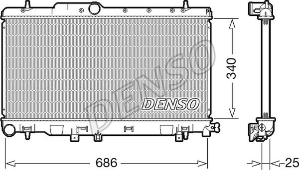 Denso DRM36019 - Hladnjak, hladjenje motora www.molydon.hr