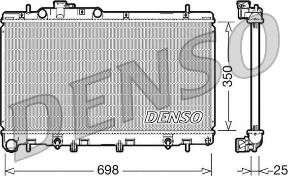 Denso DRM36011 - Hladnjak, hladjenje motora www.molydon.hr