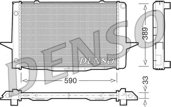 Denso DRM33041 - Hladnjak, hladjenje motora www.molydon.hr