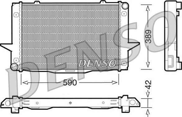 Denso DRM33043 - Hladnjak, hladjenje motora www.molydon.hr