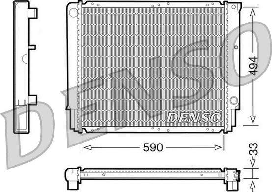 Denso DRM33050 - Hladnjak, hladjenje motora www.molydon.hr