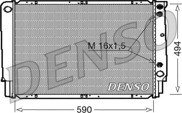 Denso DRM33053 - Hladnjak, hladjenje motora www.molydon.hr