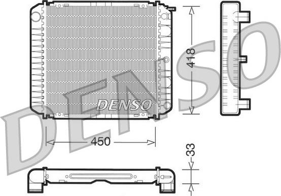 Denso DRM33004 - Hladnjak, hladjenje motora www.molydon.hr