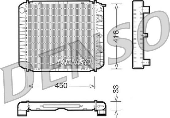 Denso DRM33005 - Hladnjak, hladjenje motora www.molydon.hr