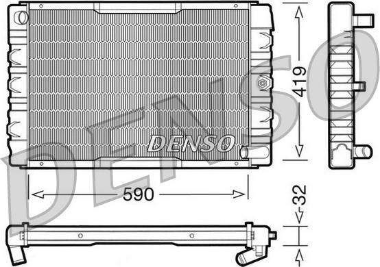 Denso DRM33033 - Hladnjak, hladjenje motora www.molydon.hr