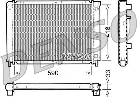 Denso DRM33032 - Hladnjak, hladjenje motora www.molydon.hr