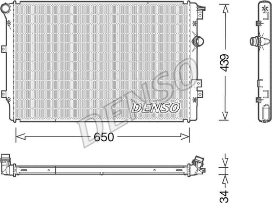 Denso DRM32046 - Hladnjak, hladjenje motora www.molydon.hr