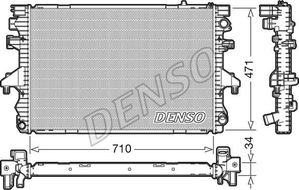 Denso DRM32040 - Hladnjak, hladjenje motora www.molydon.hr