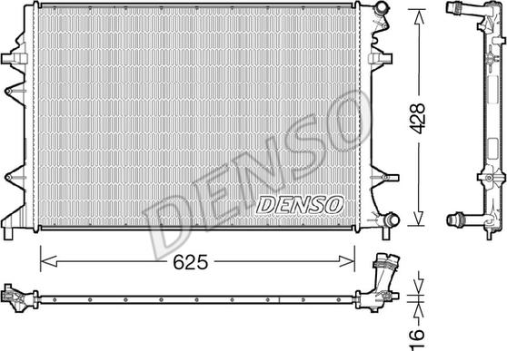 Denso DRM32047 - Hladnjak, hladjenje motora www.molydon.hr