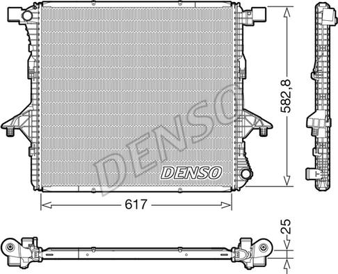 Denso DRM32052 - Hladnjak, hladjenje motora www.molydon.hr