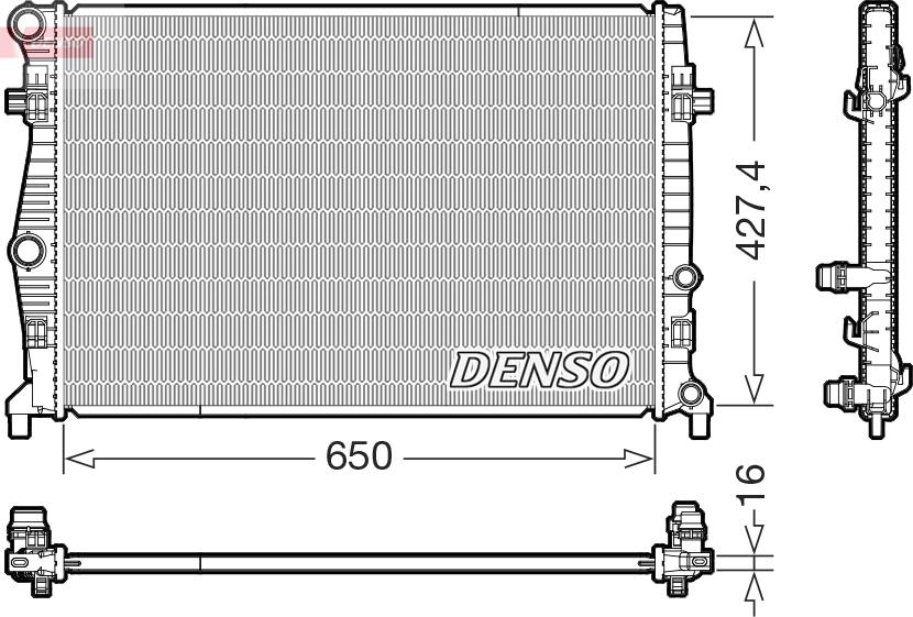 Denso DRM32060 - Hladnjak, hladjenje motora www.molydon.hr