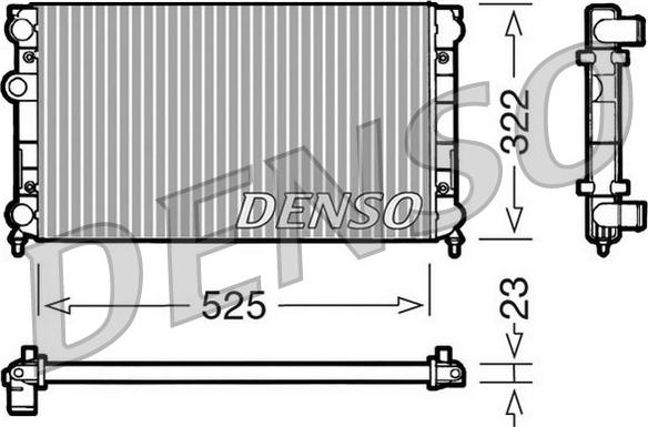 Denso DRM32005 - Hladnjak, hladjenje motora www.molydon.hr