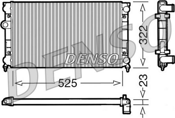 Denso DRM32006 - Hladnjak, hladjenje motora www.molydon.hr