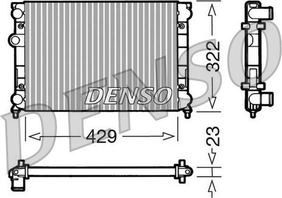 Denso DRM32007 - Hladnjak, hladjenje motora www.molydon.hr