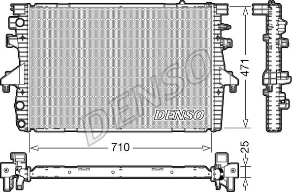 Denso DRM32039 - Hladnjak, hladjenje motora www.molydon.hr