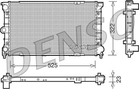 Denso DRM32031 - Hladnjak, hladjenje motora www.molydon.hr