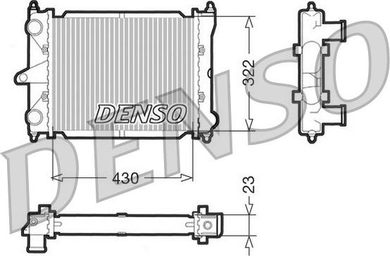 Denso DRM32033 - Hladnjak, hladjenje motora www.molydon.hr