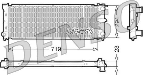 Denso DRM32026 - Hladnjak, hladjenje motora www.molydon.hr