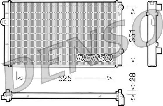 Denso DRM32028 - Hladnjak, hladjenje motora www.molydon.hr