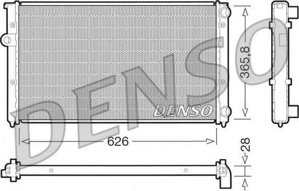 Denso DRM32027 - Hladnjak, hladjenje motora www.molydon.hr