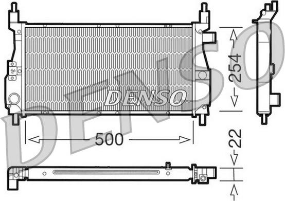Denso DRM24003 - Hladnjak, hladjenje motora www.molydon.hr