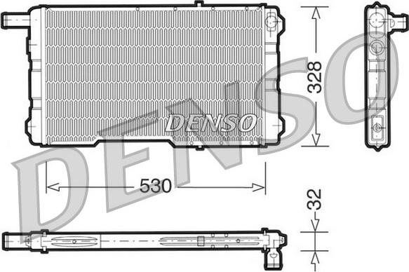 Denso DRM25009 - Hladnjak, hladjenje motora www.molydon.hr