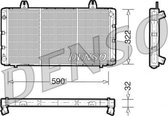 Denso DRM25001 - Hladnjak, hladjenje motora www.molydon.hr